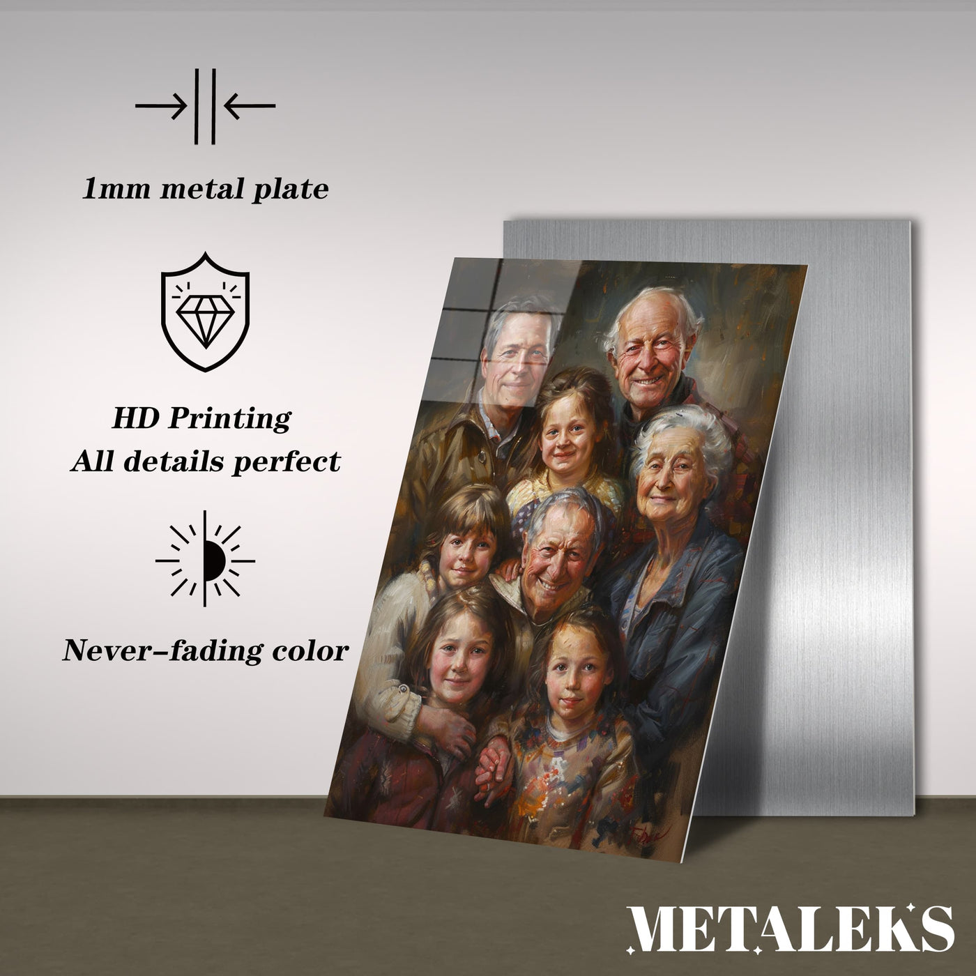 FOR FAMILY - HD METAL PRINT