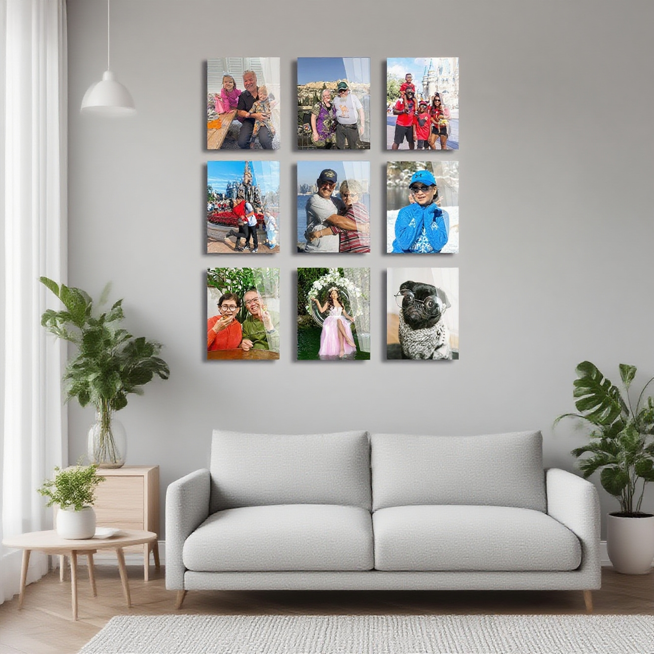 The Story Wall – 9 Metal Prints (8