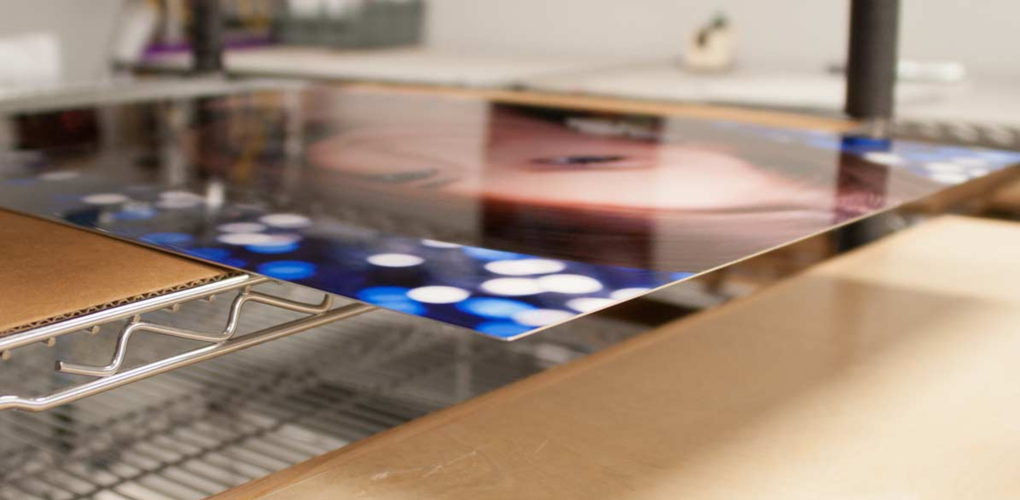 Custom canvas artwork with reinforced edges and fade-resistant, high-resolution print.