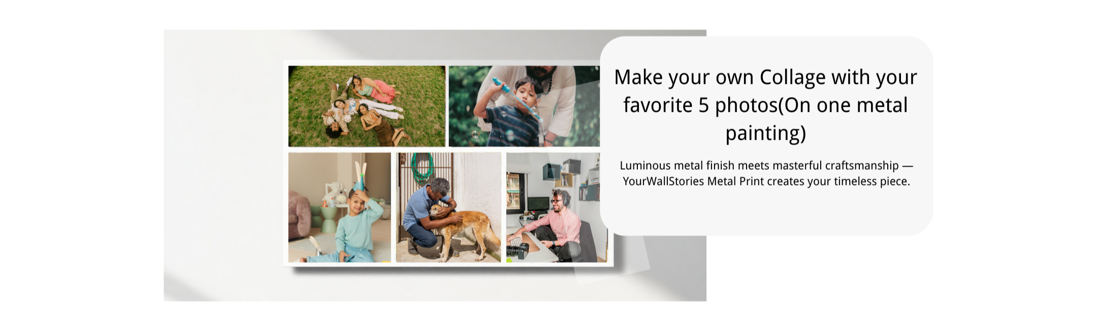 Custom metal print, unique gift for birthdays, holidays, or special occasions
