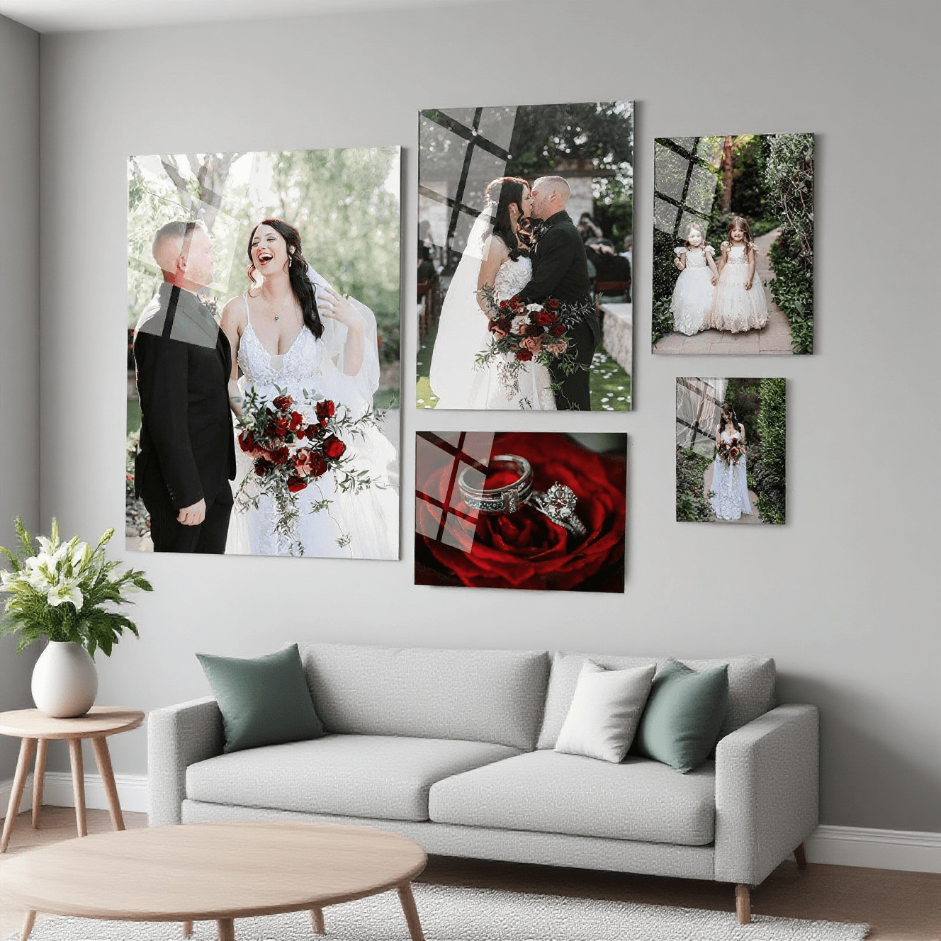 The Memory Mosaic – 5 Dynamic Metal Prints, Mixed Sizes, Major Impact